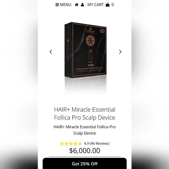 Royale Hair + Miracle Essential Follica Pro Scalp Device